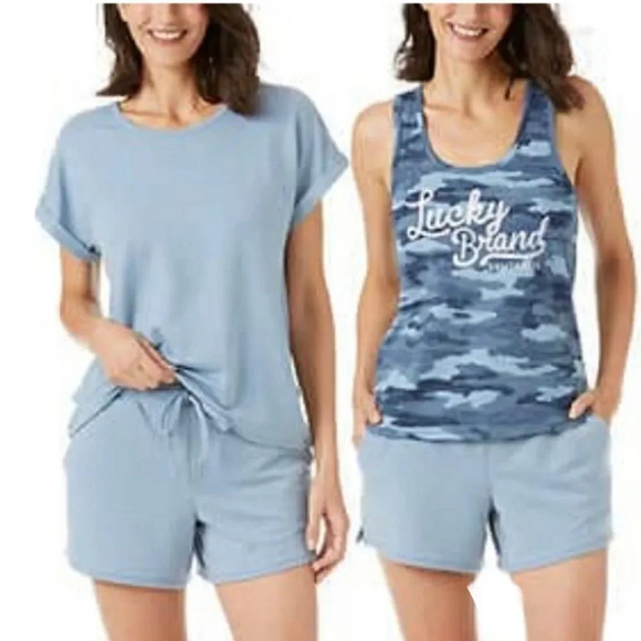 Lucky Brand Ladies' 3-piece Short Sleep Set - Picture 2 of 8